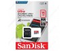 SDSQUAR-016G SanDisk Ultra MicroSDHC UHS-I card 98MB/s 16GB U1 A1 (With Adapter)
